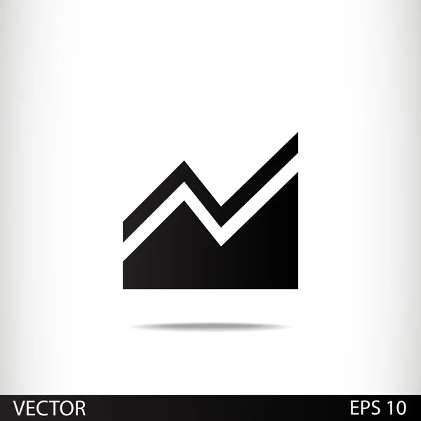 Infographic, grafiek pictogram — Stockvector