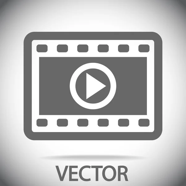 Icono de película — Archivo Imágenes Vectoriales