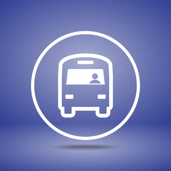 Icona del bus — Vettoriale Stock