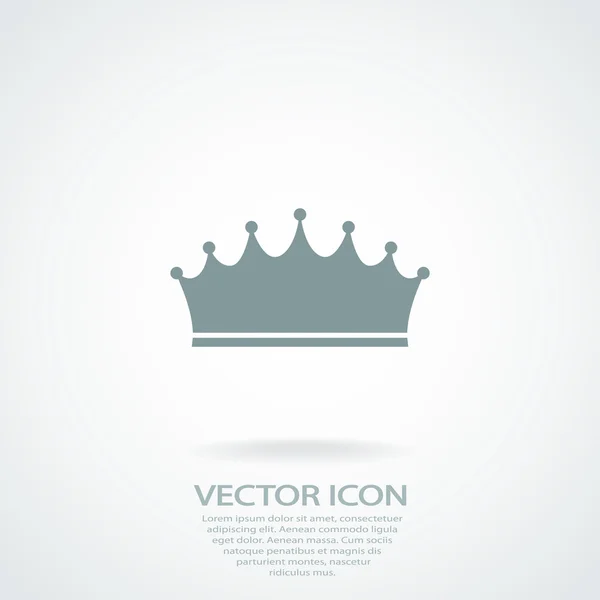 Crown icon — Stock Vector