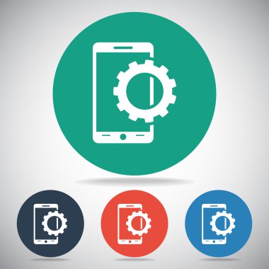 Mobil akıllı telefon simgesi