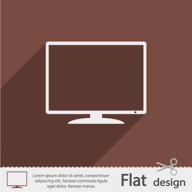 Monitör simgesi tasarım