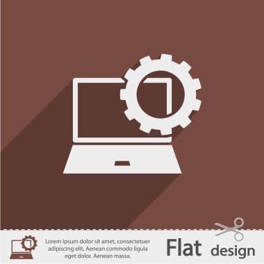parametreler ayarlanıyor, dizüstü simgesi