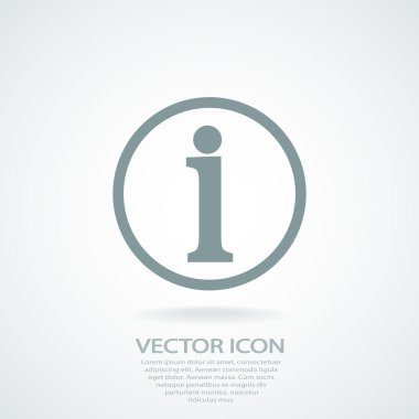 bilgi işareti simgesi