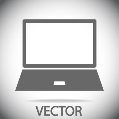 Dizüstü bilgisayar simgesi tasarım