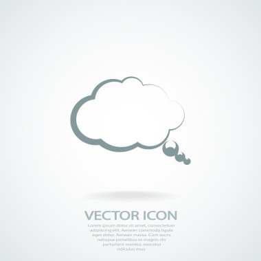 komik konuşma kabarcıklar simgesi