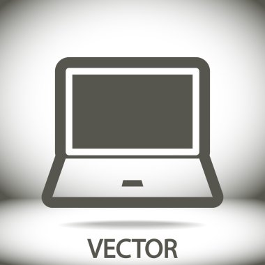 Dizüstü bilgisayar simgesi tasarım