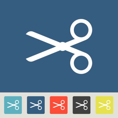 Makas vector Icons set