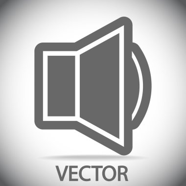 Hoparlör simgesi tasarım