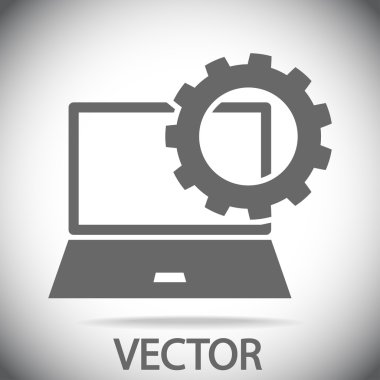 Dizüstü bilgisayar simgesi tasarım
