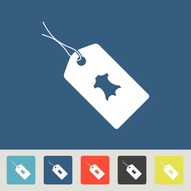 Etiketi simgesi tasarım