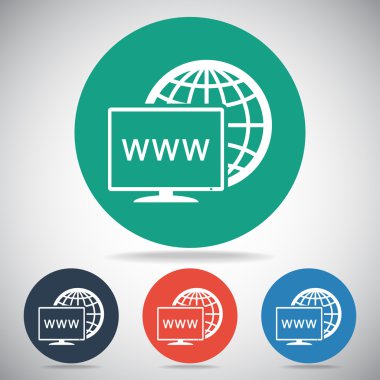 Monitör simgesi tasarım