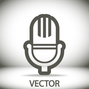 mikrofon simgesi tasarım