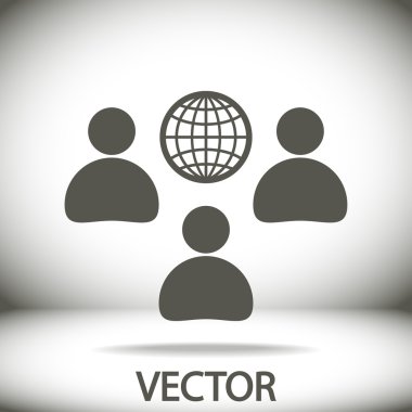 iletişim kavramı. bağlantı simgesi