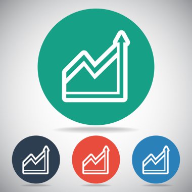 Infographic grafik simgesi