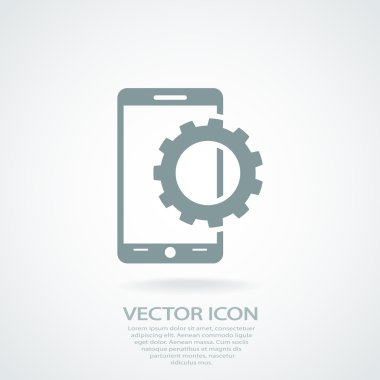 parametreleri ayarlama, mobil akıllı telefon simgesi