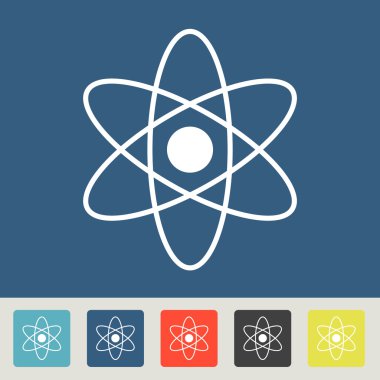 soyut fizik bilim modeli simgesi