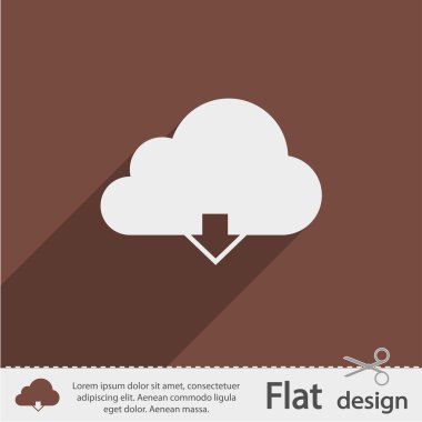 bulut indirme simgesi