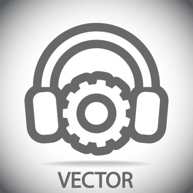 Kulaklık simgesi tasarım