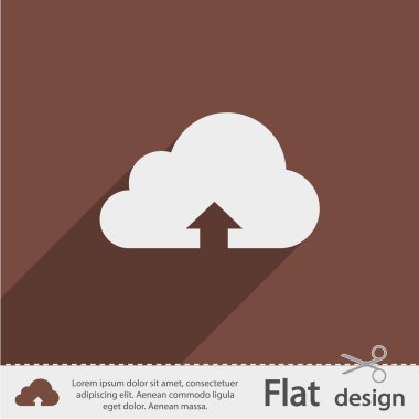 bulut upload simgesini