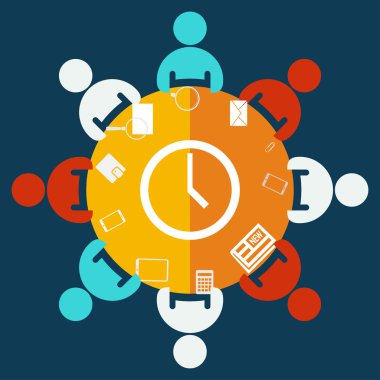 Saat simgesi tasarımı