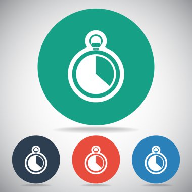 Kronometre simgesi tasarım