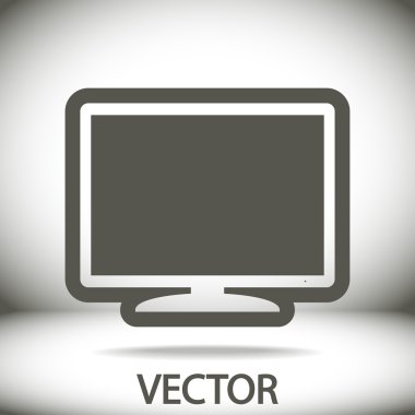 Monitör simgesi tasarım