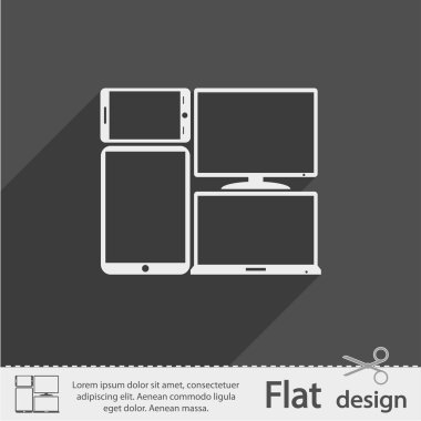 elektronik cihazlar simge kümesi