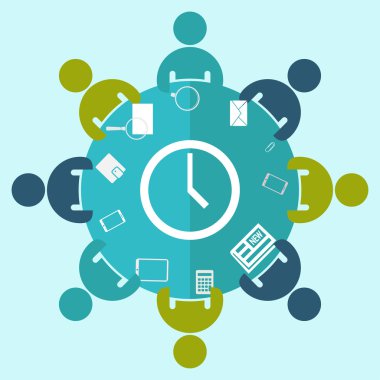 Saat simgesi tasarımı