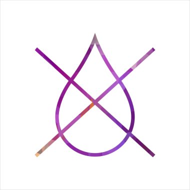 su damla yasak simgesi