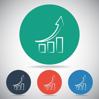 Infographic, grafik simgesi