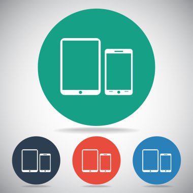 Mobil akıllı telefon simgesi