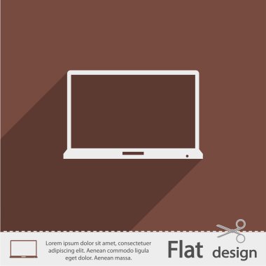 Dizüstü bilgisayar simgesi tasarım