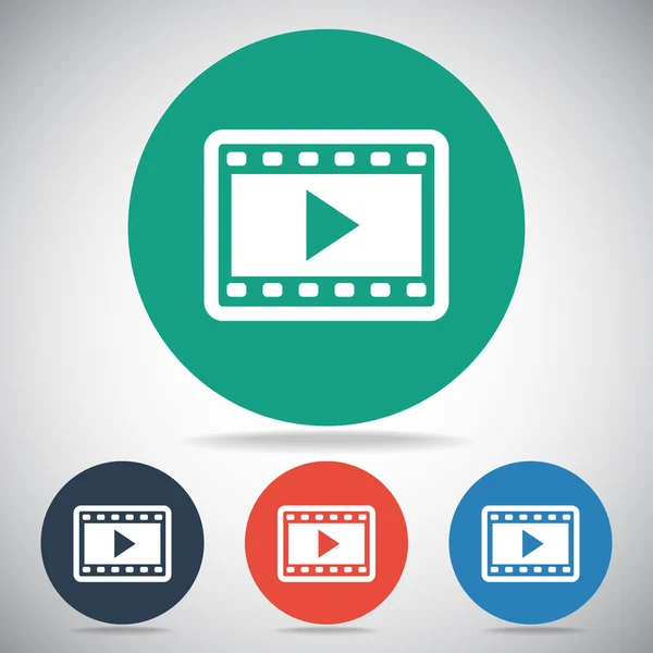Video pictogram ontwerp — Stockvector