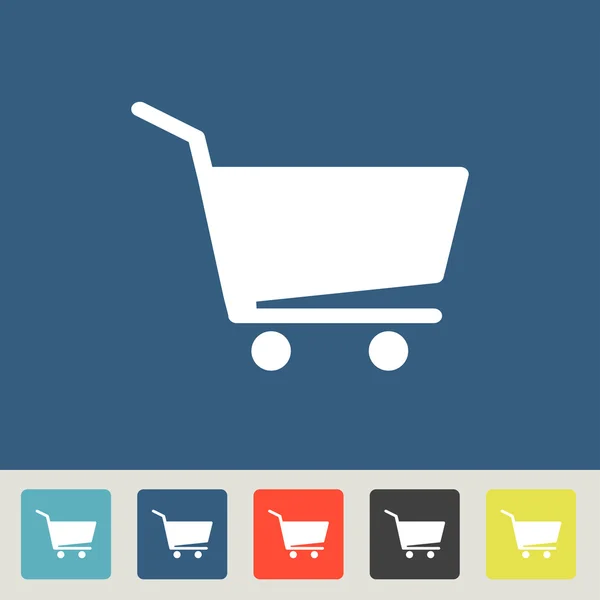 Conjunto de iconos de carrito de compras — Vector de stock