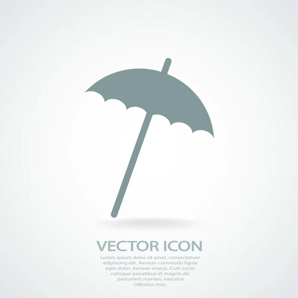 Umbrella icon design — Stock Vector