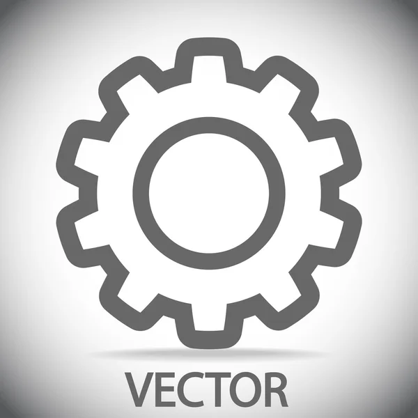 Versnellingen Ikoon — Stockvector