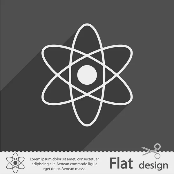 Atom アイコン デザイン — ストックベクタ