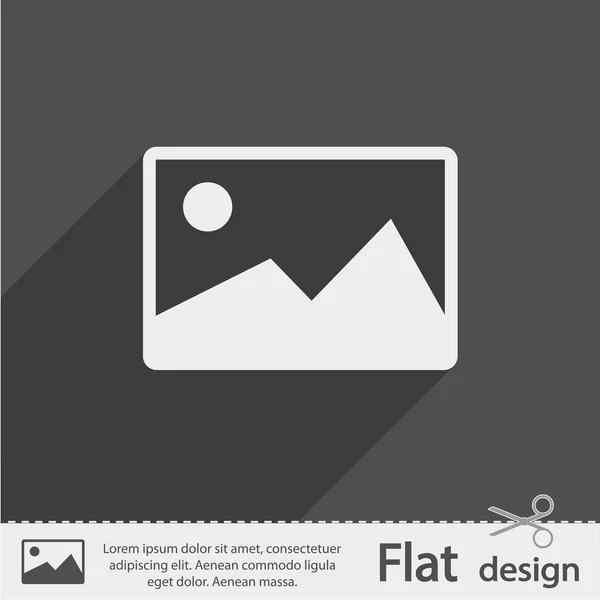 Fotografia icona di design — Vettoriale Stock