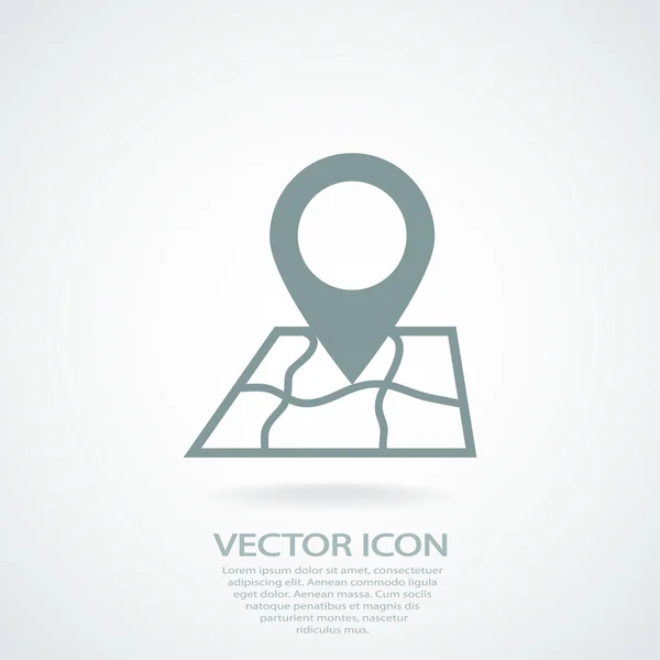 Mark icon, pointer — Stock Vector