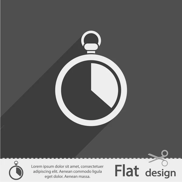 Stopwatch pictogram — Stockvector