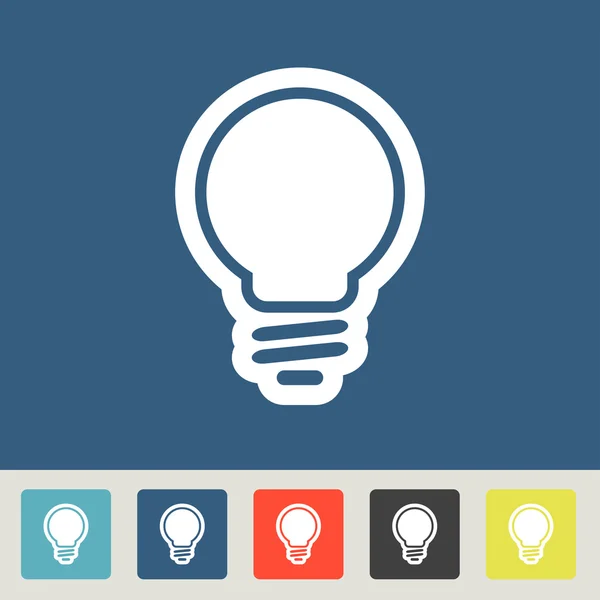 Light Bulb icons set — Stock Vector