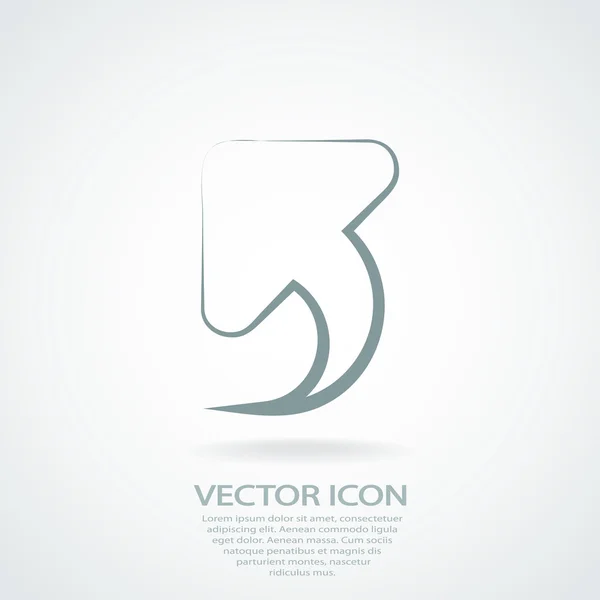 Deshacer icono — Vector de stock