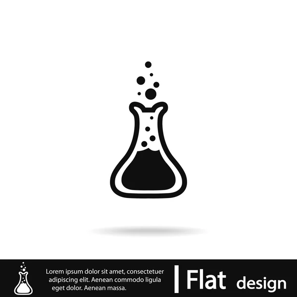 Ícone de química — Vetor de Stock