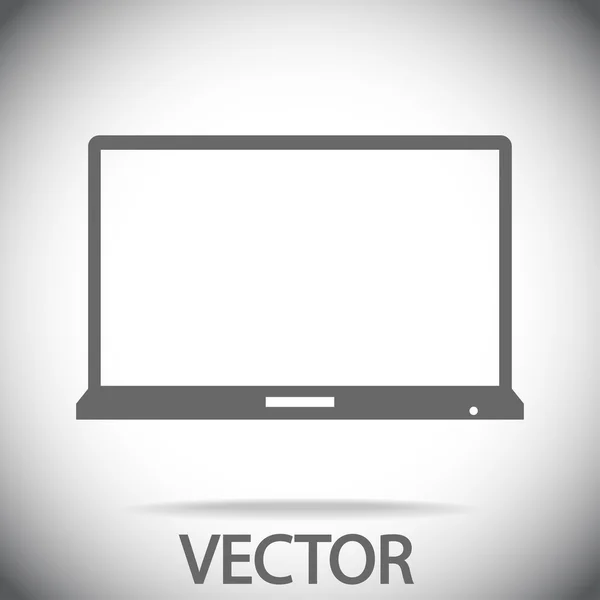 Laptop icon design — Stock Vector