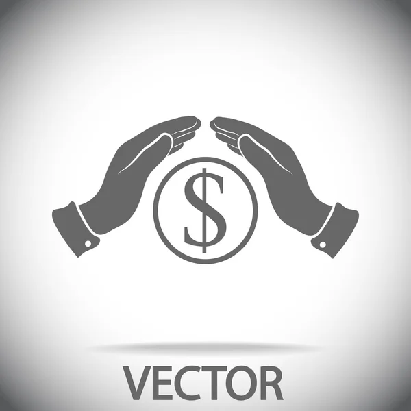 Geld pictogram opslaan — Stockvector