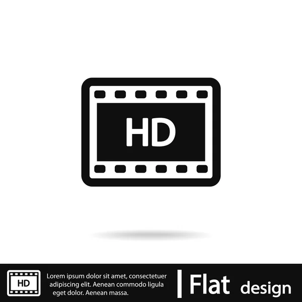 Design de ícone de vídeo —  Vetores de Stock