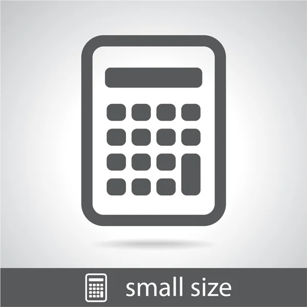 Calculator icon Flat design — Stock Vector