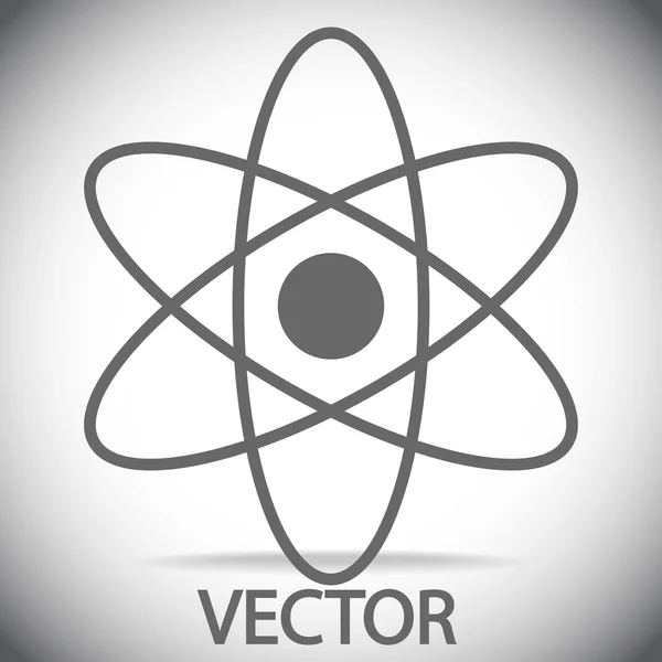 Atoom-pictogram — Stockvector
