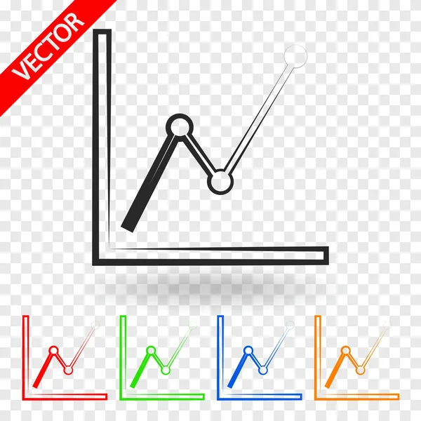 Infografik, Diagrammsymbol — Stockvektor